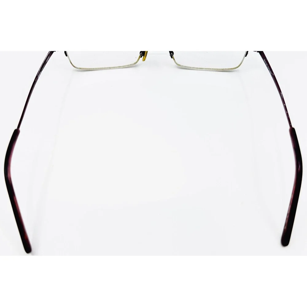 Kirkland Signature Sabino Eyeglasses Women Burgundy Semi-Rimless 53-17-140 44946